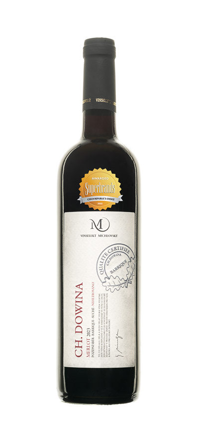 Merlot 2023 pozdní sběr, barrique