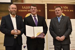 Salon vín ČR 29. 1. 2016 - ocenění za nejlepší kolekci vín