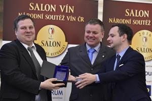 Salon vín ČR 29. 1. 2016 - ocenění za nejlepší kolekci vín