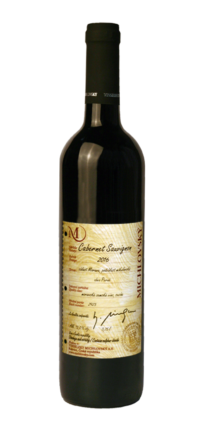 Cabernet Sauvignon 2016 moravské zemské víno