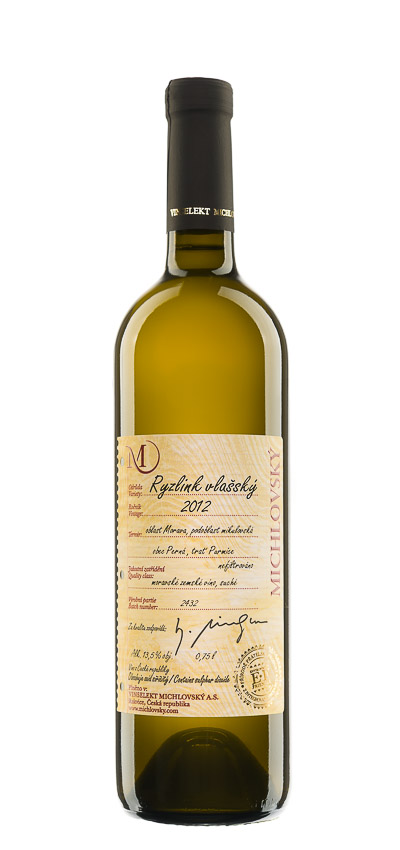 Ryzlink vlašský 2012 nefiltrovaný
