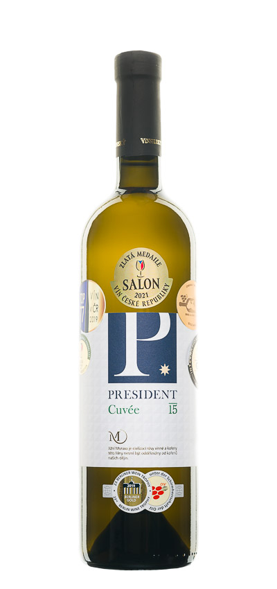 Cuvée Ryzlink vlašský PRESIDENT 2015 pozdní sběr