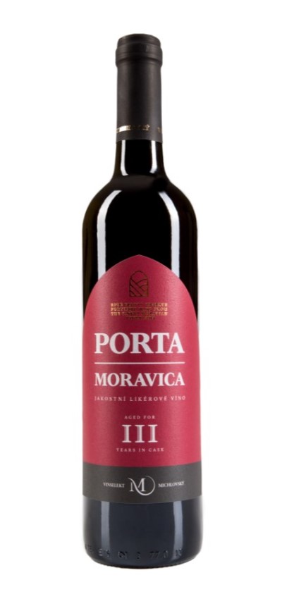 Porta Moravica, likérové víno červené (AG/CS)