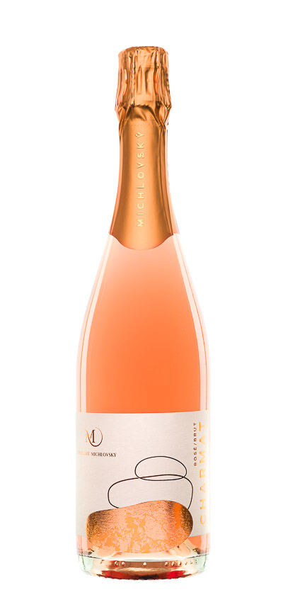 Charmat de Vinselekt, jakostní šumivé víno růžové, brut